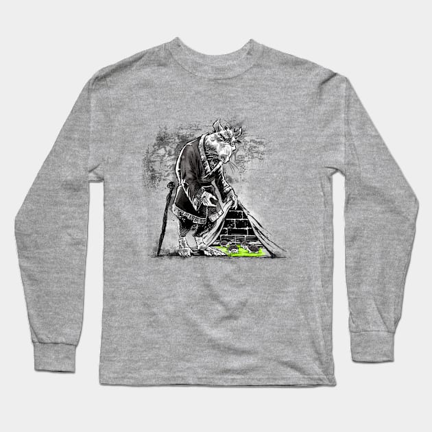 Turtles Behind the Wall Long Sleeve T-Shirt by Zascanauta